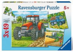 Ravensburger Puzzle Mezőgazdasági gépek 3x49 db