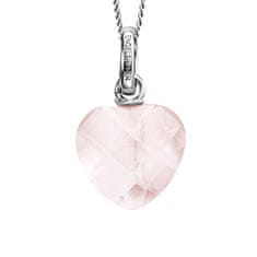 Engelsrufer Romantikus ezüst nyaklánc rózsakvarccal ERN-HEART-RQ (lánc, medál)