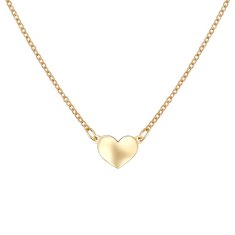 Praqia Romantikus arany nyaklánc szívvel N704 (Dimenzió 1,5 x 0,7 cm)