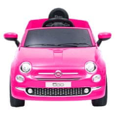 Greatstore Fiat 500 rózsaszín gyermek elektromos autó