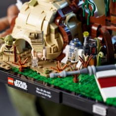 LEGO Star Wars 75330 Jedi™ kiképzés a Dagobah™ bolygón - dioráma