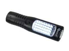 GEKO LED Tölthető műhelylámpa 28 + 4 + 3 LED + autós töltő