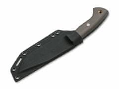 Böker Plus 02BO027 MINI TRACKER kültéri kés 13,5 cm, fekete, zöld, Micarta, Kydex hüvely