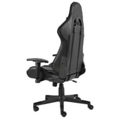 Greatstore fekete PVC forgó gamer szék