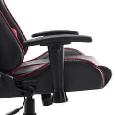 Greatstore fekete és bordó műbőr gamer szék