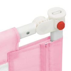 Vidaxl rózsaszín szövet biztonsági leesésgátló 120 x 25 cm 10200