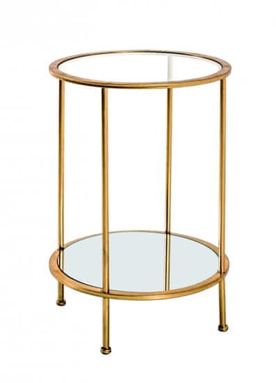 Mørtens Furniture Anite I dohányzóasztal, 55 cm, arany