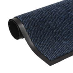 Vidaxl kék négyszögletes szennyfogó szőnyeg 120 x 180 cm 132721