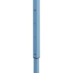 Greatstore kék acél összecsukható rendezvénysátor 4 oldalfallal 3 x 6 m