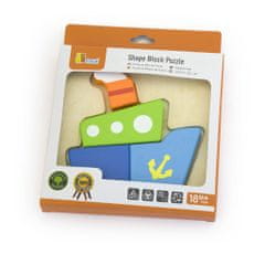 New Classic Toys Fa puzzle gyerekeknek Viga Boat