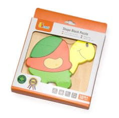 New Classic Toys Fa puzzle gyerekeknek Viga Turtle teknőc