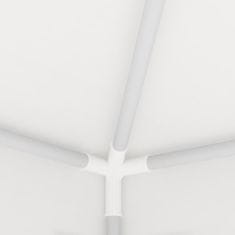 Greatstore fehér rendezvénysátor oldalfalakkal 4 x 6 m 90 g/m²
