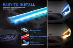 CoolCeny Rugalmas LED szalag a gépkocsiba - dinamikus irányjelzők + nappali fény
