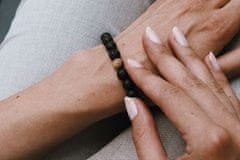 BeWooden Narukvica s perlama Lava Bracelet S = 16-17 cm