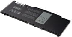 T6 power Akkumulátor Dell Latitude E5250 készülékhez, Li-Poly, 7,4 V, 6900 mAh (51 Wh), fekete