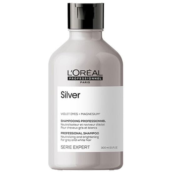Loreal Professionnel Ezüst sampon ősz és fehér hajszálakra Magnesium Silver (Neutralising Shampoo For Grey And White Hair