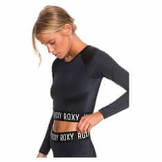 ROXY Női lycra póló Fitness Crop, hosszú ujjú fekete XL - 44