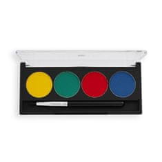 Makeup Revolution Vízzel aktiválható szemfesték Bright Babe (Graphic Liner Palettes) 5,4 g