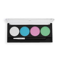 Makeup Revolution Vízzel aktiválható szemfesték Pastel Dream (Graphic Liner Palettes) 5,4 g