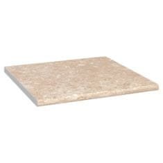 Vidaxl bézs forgácslap márványtextúrájú konyhapult 60 x 60 x 2,8 cm 339583
