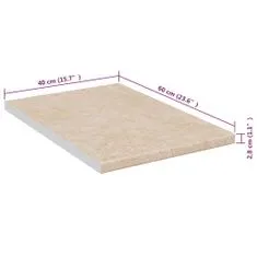 Greatstore bézs forgácslap márványtextúrájú konyhapult 40 x 60 x 2,8 cm