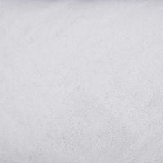 Greatstore szürke-fehér vászon hatású gyapjú kutyaágy 65 x 50 x 20 cm