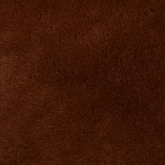Greatstore barna vászon hatású gyapjú kutyaágy 65 x 50 x 20 cm