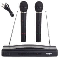 Verkgroup Vezeték nélküli karaoke rendszer 2x vezeték nélküli mikrofon + állomás