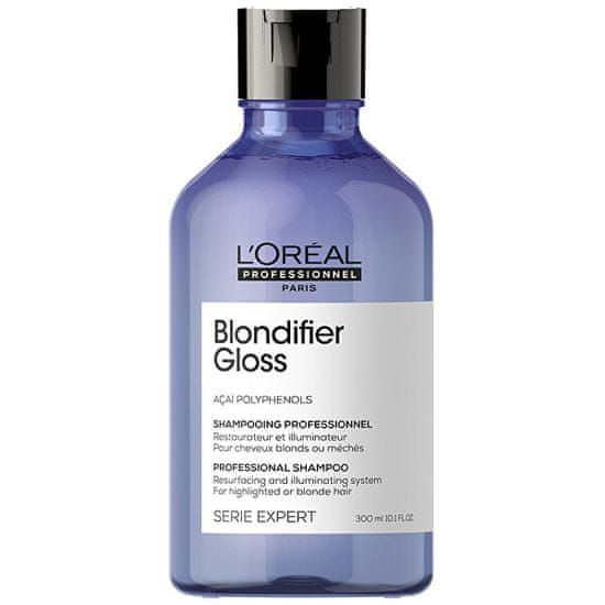Loreal Professionnel Regeneráló és fényesítő sampon szőke hajra Série Expert Blondifier (Gloss Shampoo)