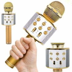 Verkgroup USB bluetooth karaoke vezeték nélküli mikrofon FM rádió hangszóróval