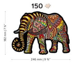 Wooden city Fa puzzle Magic Elephant 150 db ECO