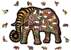 Wooden city Fa puzzle Magic elephant 245 db ECO