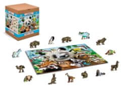 Wooden city Fa puzzle Üdvözöljük a dzsungelben 2 az 1-ben 200 darab ECO