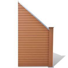Greatstore barna WPC kerítéspanel 105 x (105-185) cm
