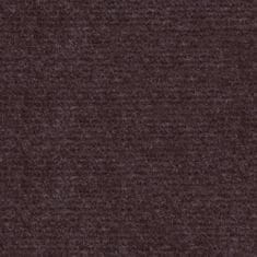Vidaxl barna bordás kiállítási szőnyeg 1,2 x 20 m 287676