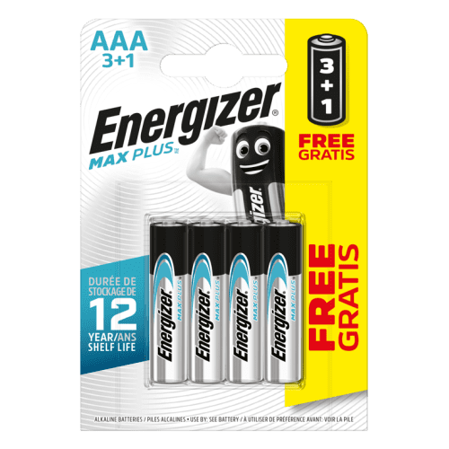 Energizer MAX PLUS AAA 3+1db