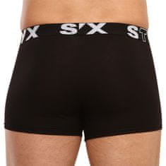 Styx 3PACK Fekete férfi boxeralsó sport gumi (G9606060) - méret L