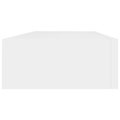 shumee fehér falra szerelhető fiókos polc 60 x 23,5 x 10 cm