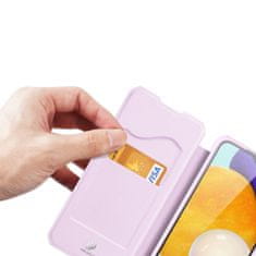 Dux Ducis Skin X bőr könyvtok Samsung Galaxy A13 5G, rózsaszín