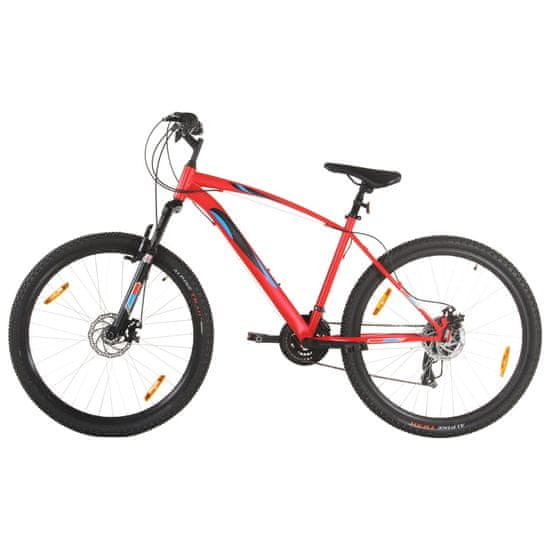Vidaxl 21 sebességes piros mountain bike 48 hüvelykes kerékkel 48 cm 3067210