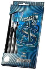 Harrows Assassin 80% steel darts, 20 g