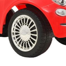 Greatstore piros ráülős Fiat 500 játékautó