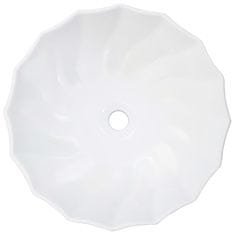 Vidaxl fehér kerámia mosdókagyló 46 x 17 cm 143921