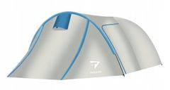 Trizand 12572 3 személyes sátor 120 x 220 x 370 cm kék ezüst