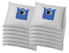 KOMA SB01PL - 12 darabos porzsákkészlet Electrolux Universal Bag porszívókhoz, műanyag előlappal, szintetikus