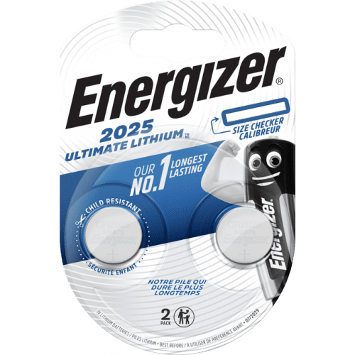 Energizer ULTIMATE LITHIUM akkumulátor CR2025 2db