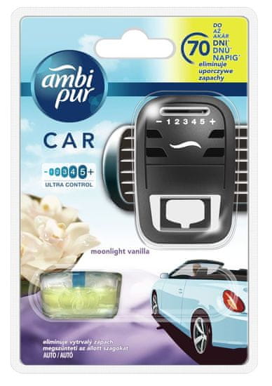 Ambi Pur Car Moonlight Vanilla autóillatosító kezdőcsomag 7 ml