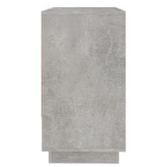 shumee betonszürke forgácslap tálalószekrény 70 x 41 x 75 cm