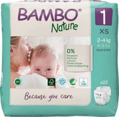 Bambo Nature 1, 22 db 2-4 kg számára