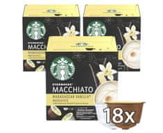 Starbucks by NESCAFE DOLCE GUSTO Madagaskar Vanilla Latte Macchiato, 3-as csomagolás